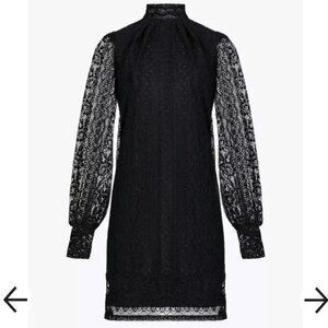 Express Black Lace Dress Size Medium